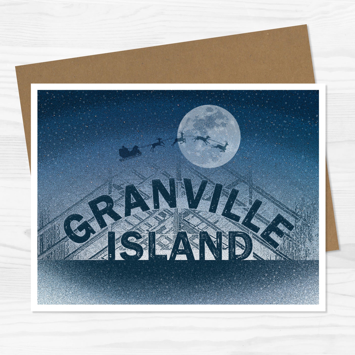 Granville Island Christmas Greeting Card