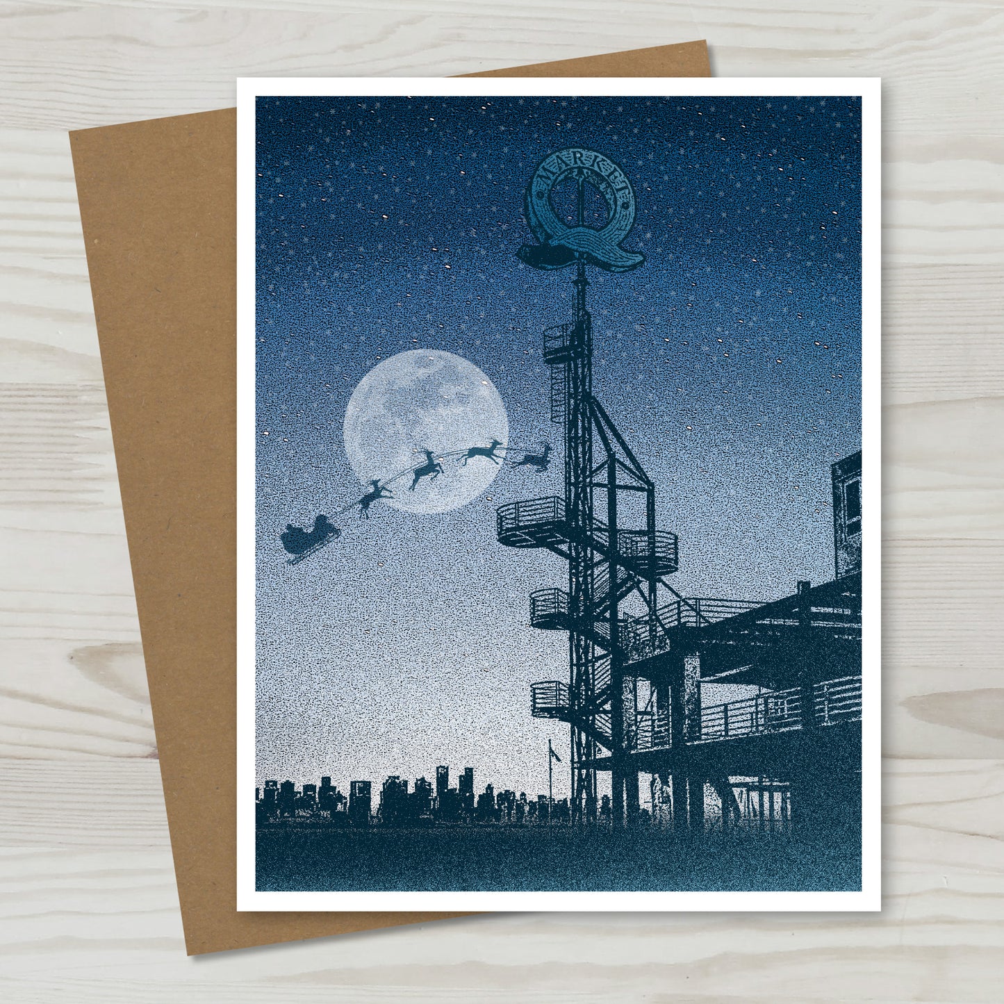 Lonsdale Quay Christmas Greeting Card