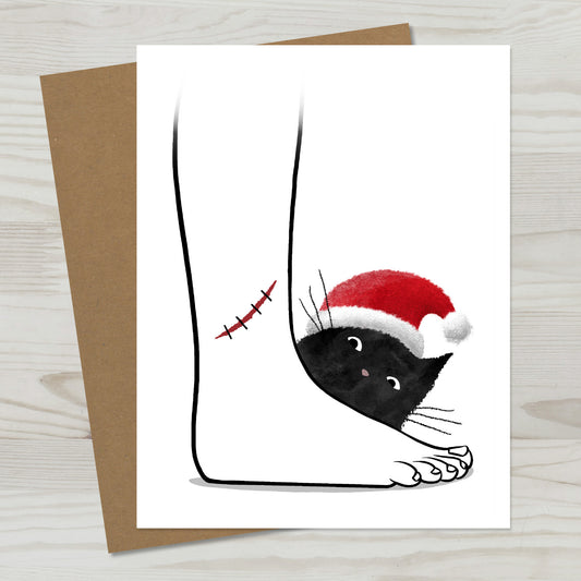 Love Hurts Christmas Greeting Card
