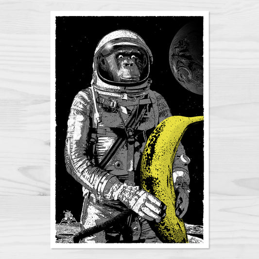 Space Banana Postcard